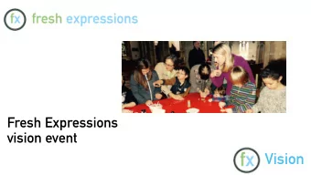 Vision Our National Church partners  ..  Vision  Our National Network partners  Vision  Getting