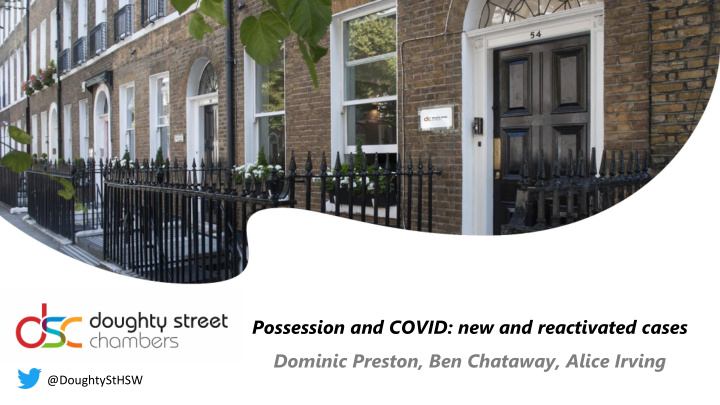 possession and covid new and reactivated cases