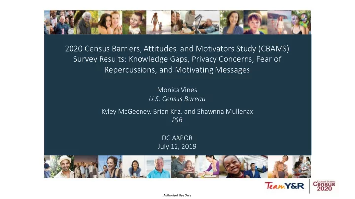 survey results knowledge gaps privacy concerns fear of