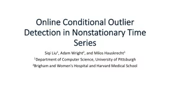 1 Department of Computer Science, University of Pittsburgh 2 Brigham and Women's Hospital and