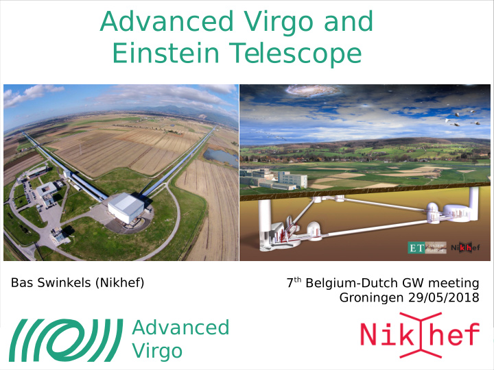 advanced virgo and einstein telescope