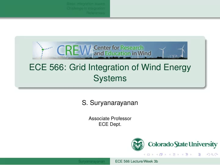 ece 566 grid integration of wind energy systems