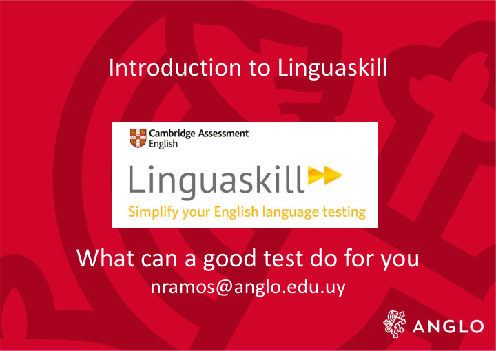 introduction to linguaskill