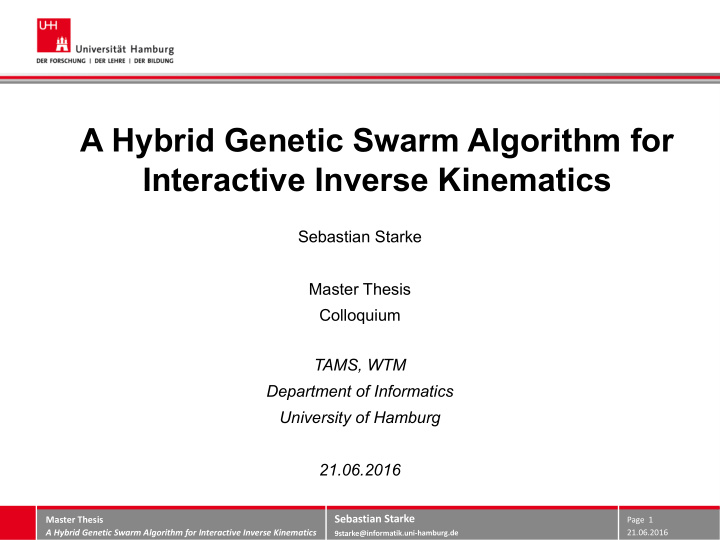 a hybrid genetic swarm algorithm for interactive inverse