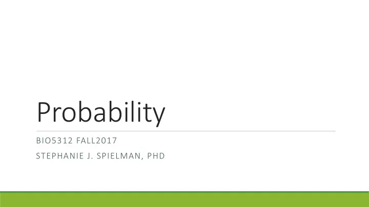 probability
