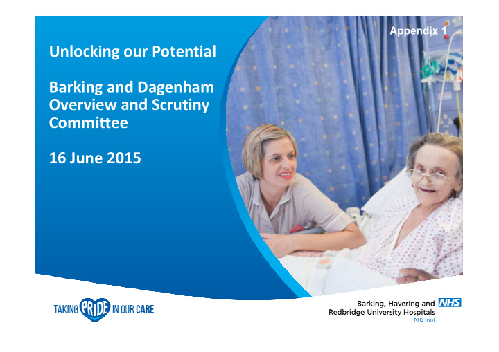 unlocking our potential barking and dagenham overview and