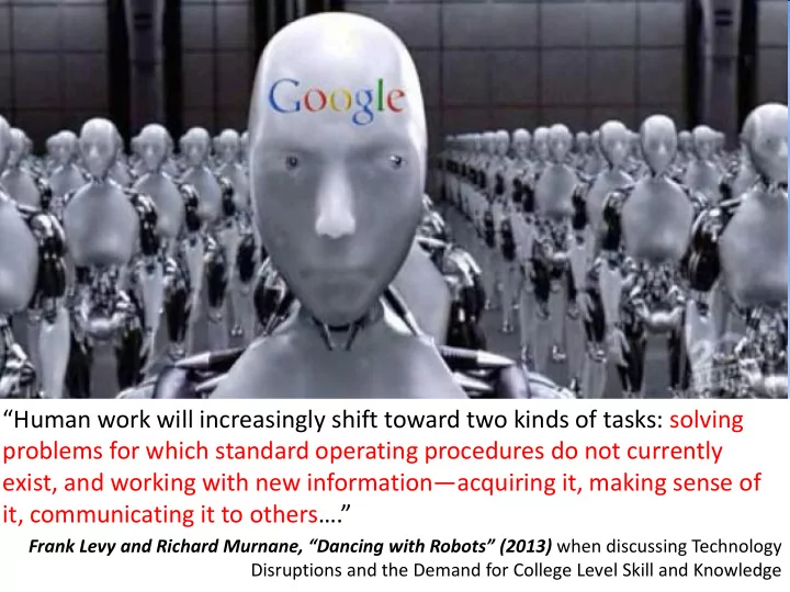 problems for which standard operating procedures do not