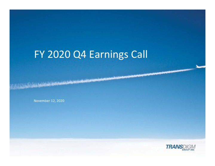 fy 2020 q4 earnings call
