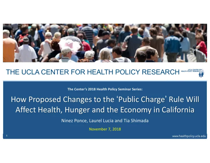 how proposed changes to the public charge rule will
