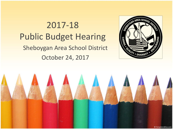 2017 18 public budget hearing