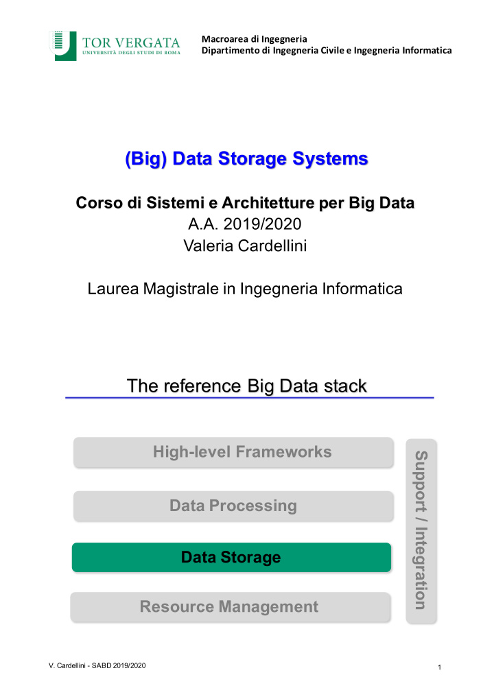 big data storage systems