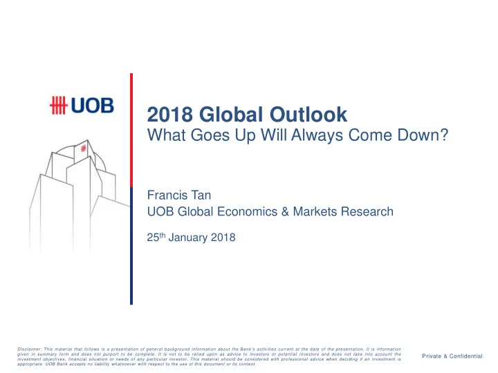 2018 global outlook