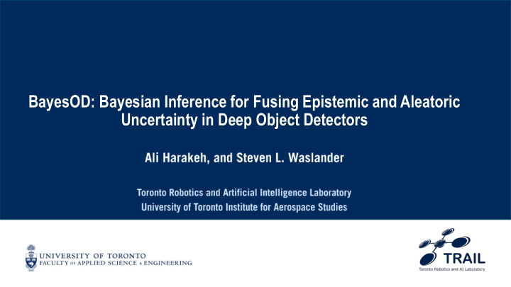bayesod bayesian inference for fusing epistemic and