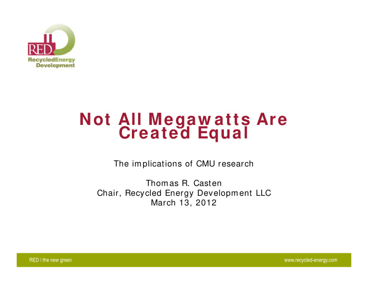 not all megaw atts are not all megaw atts are created