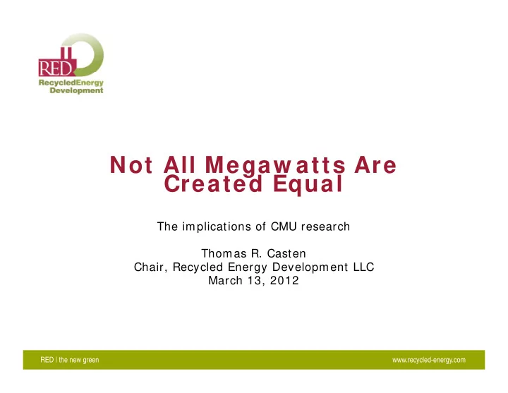 not all megaw atts are not all megaw atts are created
