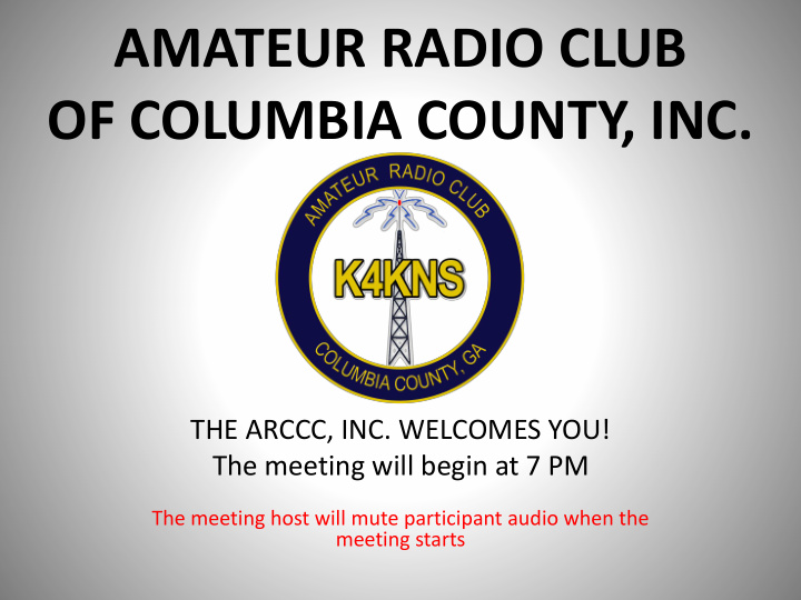 amateur radio club