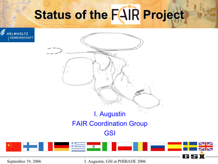 status of the fair project status of the fair project