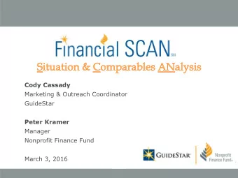 March 3, 2016  We believe that financial health  supports impact  Sound Financial Health  Strong