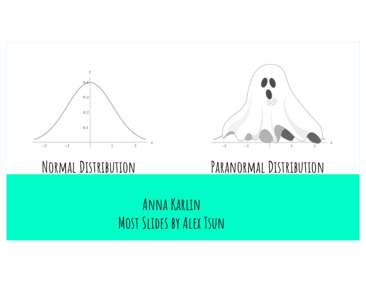 normal distribution paranormal distribution anna karlin