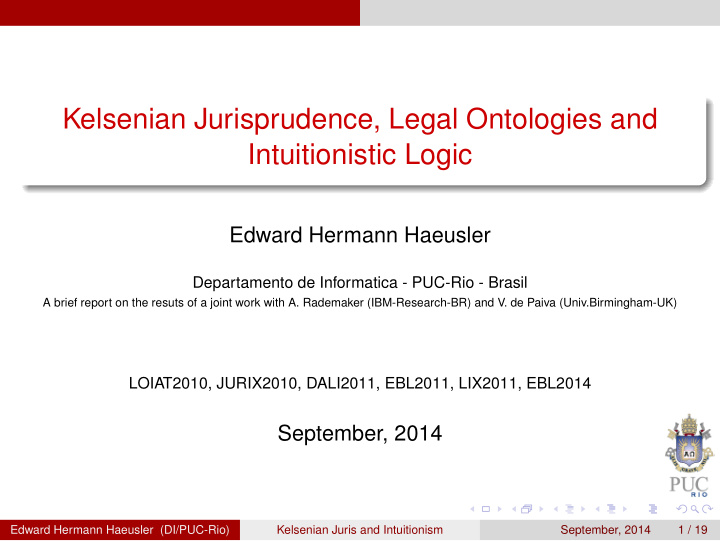 kelsenian jurisprudence legal ontologies and