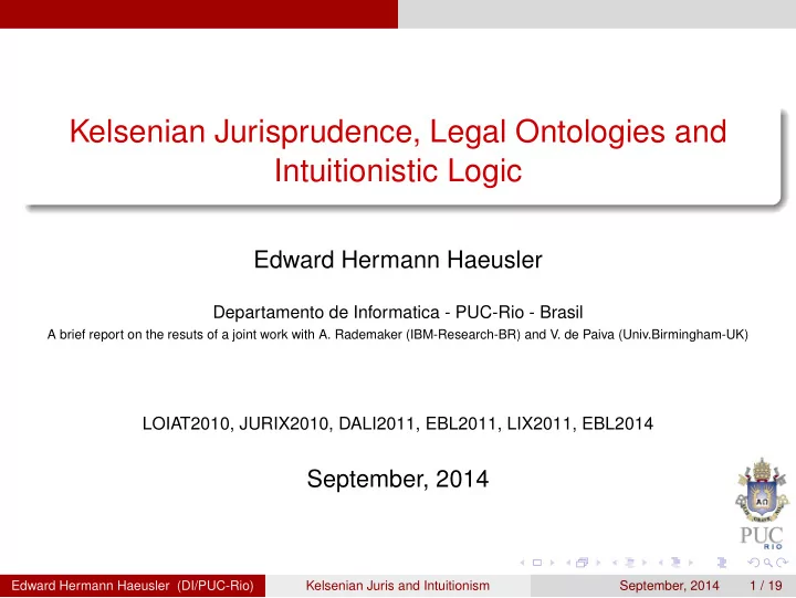 kelsenian jurisprudence legal ontologies and