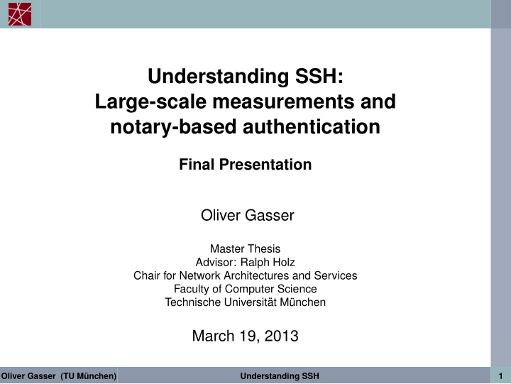 understanding ssh large scale measurements and notary