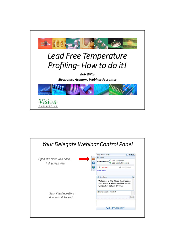 lead free temperature profiling how to do it
