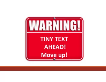 TINY TEXT  AHEAD!  Move up!  Quality OCR  A TANGO OF AVAILABLE RESOURCES  Michelle Paolillo,