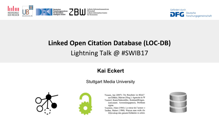 linked open citation database loc db lightning talk swib17