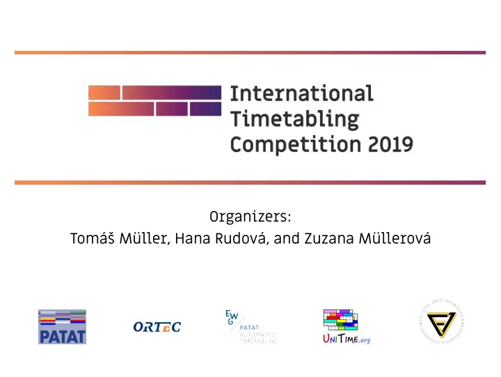 organizers tom m ller hana rudov and zuzana m llerov