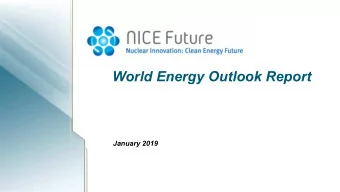 World Energy Outlook Report  January 2019  Some Housekeeping Items  Two Options for Audio (select