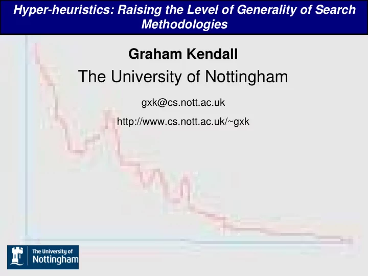 the university of nottingham