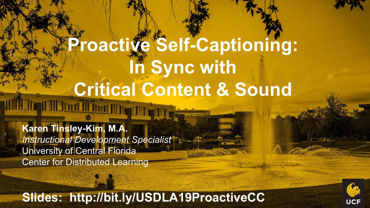 proactive self captioning in sync with critical content
