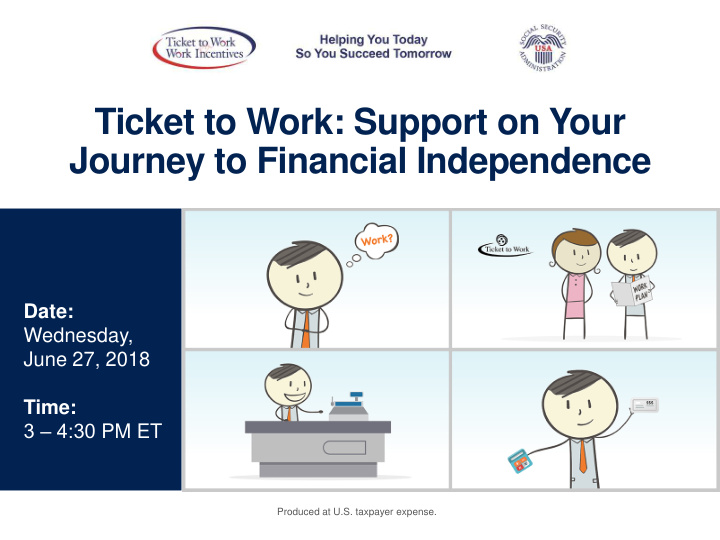 ticket to work support on your journey to financial