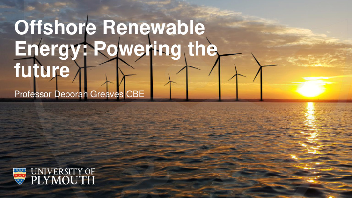 offshore renewable