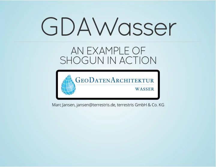 gdawasser