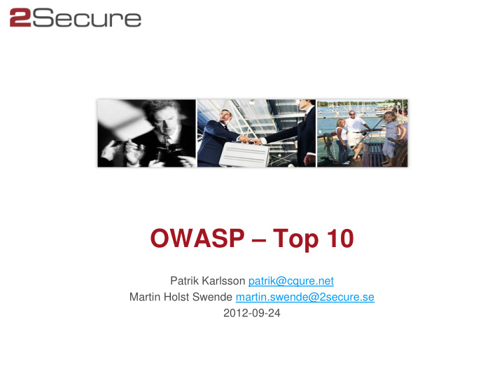 owasp top 10