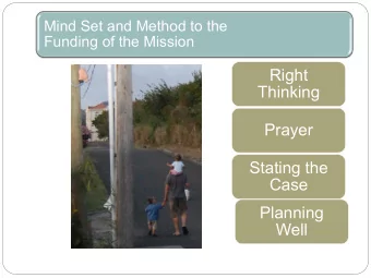 Right  Thinking  Prayer  Stating the  Case  Planning  Well  Understanding Moneys place in