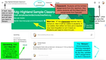 The  Stream - Upcoming , then  Announcements, click View All -  morning messages,  Great way
