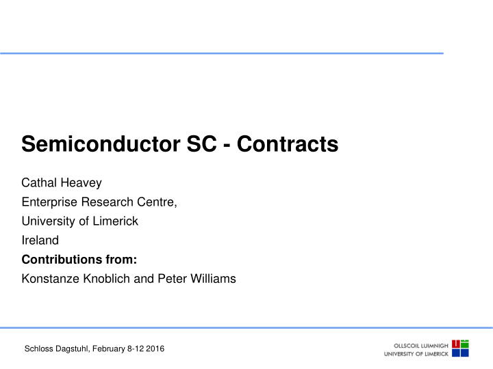 semiconductor sc contracts