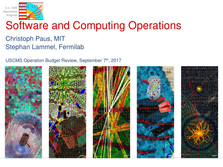 software and computing operations