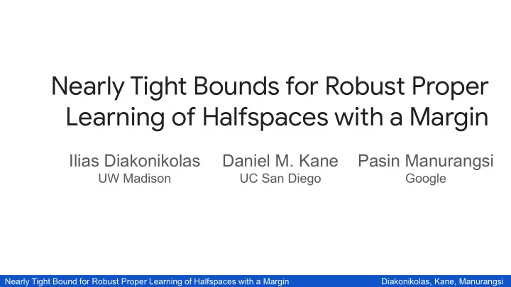 nearly tight bounds for robust proper learning of
