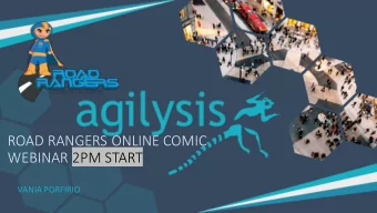 ROAD RANGERS ONLINE COMIC  WEBINAR 2PM START  VANIA PORFIRIO  ROAD RANGERS - ONLINE COMIC
