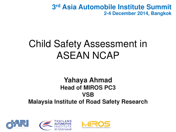 child safety assessment in asean ncap