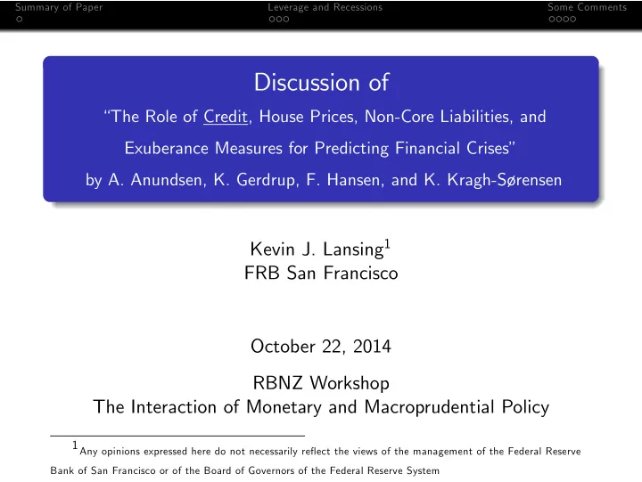 discussion of