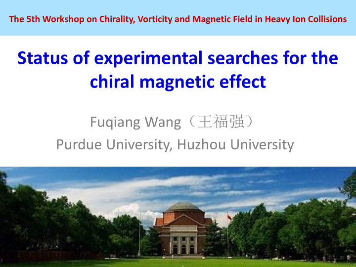 chiral magnetic effect