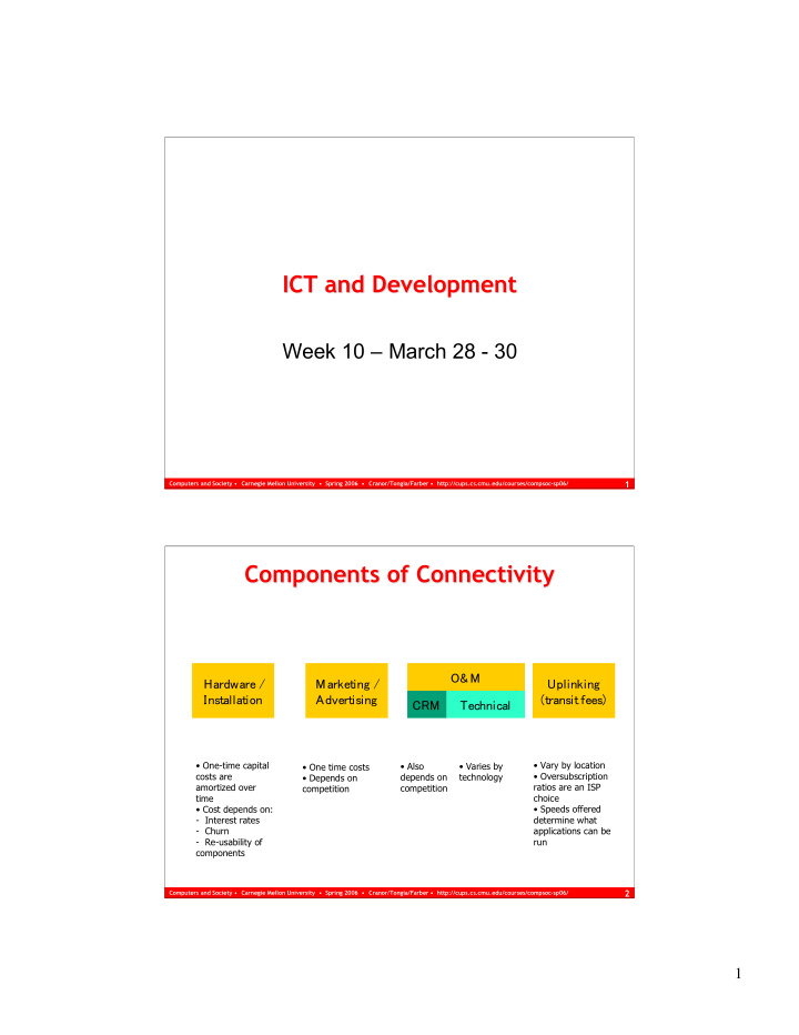 ict and development ict and development