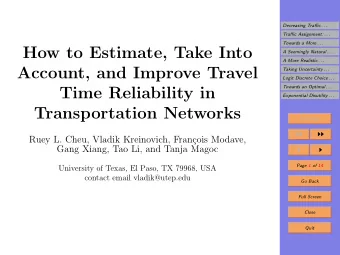 How to Estimate, Take Into  A Seemingly Natural . . .  A More Realistic . . .  Account, and Improve