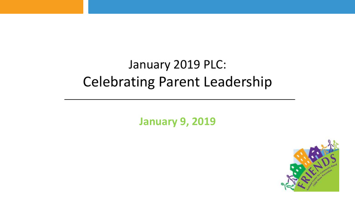 celebrating parent leadership