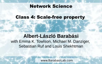 Albert-Lszl Barabsi  with Emma K. Towlson, Michael M. Danziger,  Sebastian Ruf and Louis